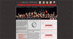 Desktop Screenshot of mymusicoffice.com